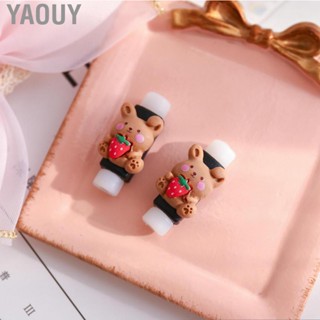 Yaouy USB Cable Protector Cartoon Cute Phone Charging  Protective Case Accessories