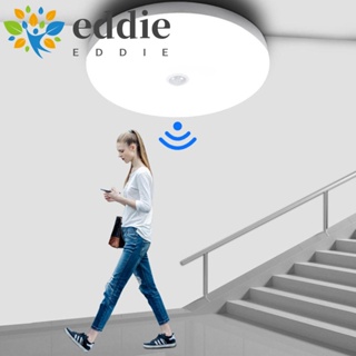 Eddie โคมไฟเพดานโคมไฟกลางคืนไฟเพดานโคมไฟเซนเซอร์ตรวจจับการเคลื่อนไหวสีขาว Pir