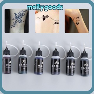 Moilyhd หมึกสักคิ้ว อายไลเนอร์ กึ่งถาวร สีดํา สีเขียว อุปกรณ์แต่งหน้า