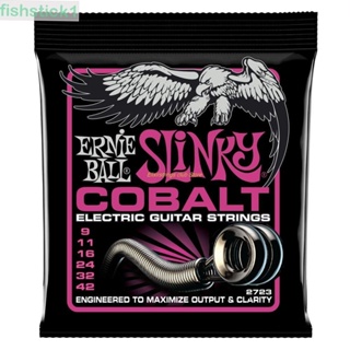 ERNIE BALL Fishstick1 สายกีตาร์ไฟฟ้า โคบอลต์เสียงคมชัด 2721 2723 ตอบสนองฮาร์โมนิก ปลายต่ํา