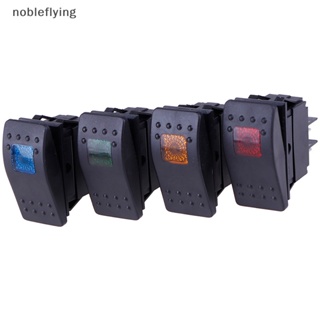 Nf ปุ่มสวิตซ์โยก กันน้ํา 4pin สําหรับเรือ รถยนต์ nobleflying