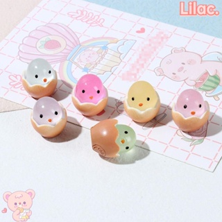 Lilac ไก่เรซิ่นเรืองแสง ขนาดเล็ก 10 ชิ้น DIY