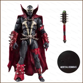 Cool ใหม่ โมเดลฟิกเกอร์ McFarlane Mortal Kombat 11 Spawn ข้อต่อขยับได้ ขนาด 7 นิ้ว ของเล่นสําหรับเด็ก เก็บสะสม ของขวัญ