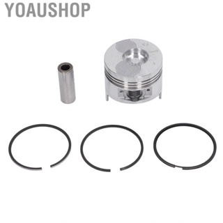 Yoaushop Generator Piston Kit  Sturdy Aluminum Alloy Pin and Circlip Hard Wearing Standard for Air Cooled Diesel Engine