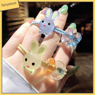 Fairystore| ที่คาดผม ประดับโบว์ ลายกระต่ายน่ารัก แฟชั่นฤดูใบไม้ร่วง สไตล์เกาหลี