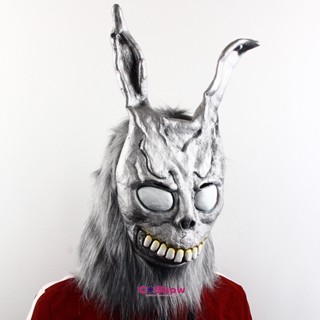 หน้ากากยาง แต่งขนเฟอร์ ลาย Donnie Darko FRANK the Bunny สําหรับผู้ใหญ่ 2023