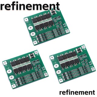 Refinement โมดูลป้องกันแบตเตอรี่ลิเธียม PCB สีเขียว 0-25A 3s 3 ชิ้น