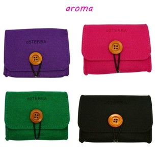 Aroma กระเป๋าเก็บน้ํามันหอมระเหย แบบพกพา ทนทาน กันกระแทก ขนาด 13x10 ซม. 1 ชิ้น