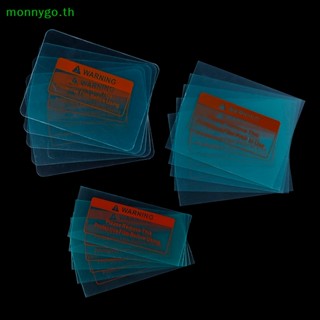 Monnygo อะไหล่แผ่นป้องกันเลนส์ สําหรับหมวกกันน็อคเชื่อม 5 ชิ้น