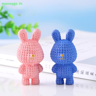 Monnygo ตุ๊กตากระต่ายปีใหม่ ขนาดเล็ก 1:12 สําหรับตกแต่งบ้านตุ๊กตา 1 ชิ้น