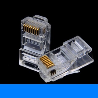 Muvako CAT6 RJ45 อะแดปเตอร์เชื่อมต่อสายเคเบิล 8Pin คุณภาพสูง ทนทาน