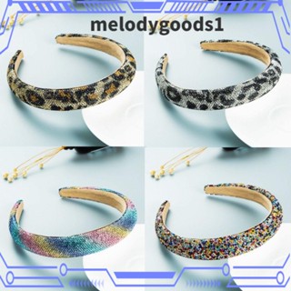 Melodygoods1 ที่คาดผม ลายเสือดาว สไตล์เรโทร สําหรับผู้หญิง