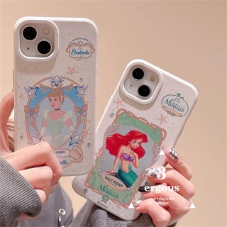 เคสโทรศัพท์มือถือ แบบนิ่ม ลายการ์ตูนเจ้าหญิงน่ารัก ย่อยสลายได้ เป็นมิตรกับสิ่งแวดล้อม สําหรับ iPhone 11 13 12 14 Pro Max 8 7 6 6s Plus SE2020 X Xr Xs Max