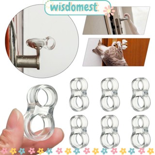 WISDOMEST กันชนประตู PVC แบบใส ป้องกันการชน
