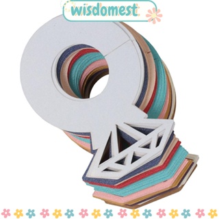 Wisdomest ป้ายแท็กแก้วไวน์ แชมเปญ กระดาษแข็ง ตัวเลข 10 สี สําหรับตกแต่งงานแต่งงาน ปาร์ตี้ 50 ชิ้น