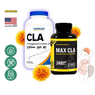 นูทรีคอสท์ / พรีมาฟอร์ซ ซีแอลเอ น้ำมันดอกคำฝอย Nutricost CLA / กินร่วมกับ แอปเปิ้ลไซเดอร์ บีซีเอเอ ครีเอติน ส้มแขก ชา...