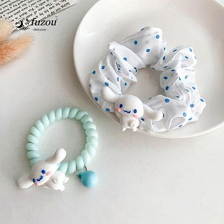 Fuzou Scrunchie ยางรัดผม หูใหญ่ สไตล์เกาหลี ฤดูใบไม้ผลิ เครื่องประดับ สําหรับผู้หญิง