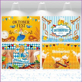 Cwc แบนเนอร์ผ้าโพลีเอสเตอร์ ลาย The Munich Oktoberfest ขนาด 150x100 ซม. สําหรับตกแต่งปาร์ตี้