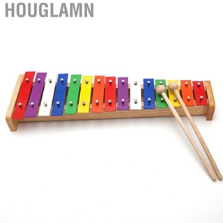 Houglamn Children Educational Xylophone  Kids Rainbow Color Design for Home