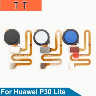  ปุ่มโฮม สําหรับ Huawei P30 Lite / Nova 4e Touch ID เซ็นเซอร์ลายนิ้วมือ สายเคเบิลอ่อน อะไหล่เปลี่ยน