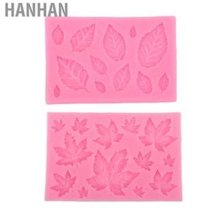 Hanhan Fondant Molds Leaves Shape Non Stick Silicone For Chocolate