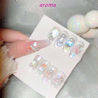 Aroma กลิตเตอร์เลื่อม กระดาษไมก้า สําหรับตกแต่งเล็บ