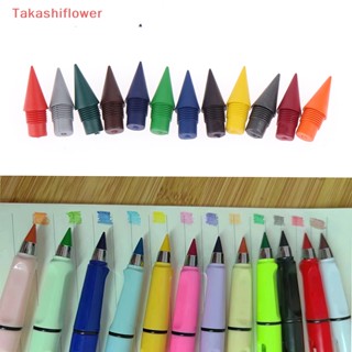 (Takashiflower) ชุดปลายดินสอ 2B 12 สี 10 ชิ้น