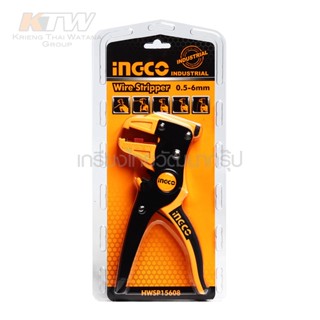 INGCO คีมปลอกสายไฟ อัตโนมัติ HWSP15608 ( Wire Stripper ) คีมปอกสายไฟ คีม คีมปลอกสายไฟอัตโนมัติ คุณภาพดีToolsSupplies