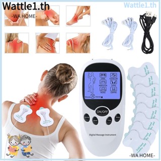 WTTLE เครื่องนวดไฟฟ้า 8Pain Pulse Muscle Back Massager Stimulator Back Massager Pulse