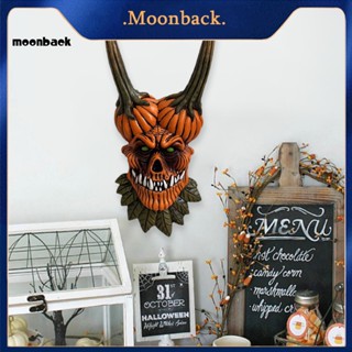 &lt;moonback&gt; จี้เรซิ่น รูปหัวกะโหลกปีศาจ ฟักทอง สําหรับตกแต่งบ้าน เทศกาลฮาโลวีน