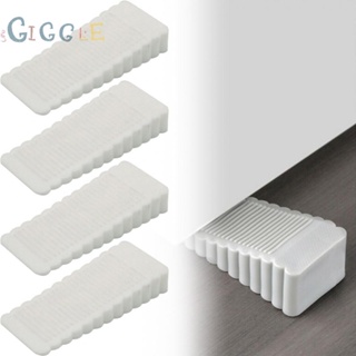 ⭐NEW ⭐Slip Resistant White Door Stopper with Horizontal Strips for Secure Hold