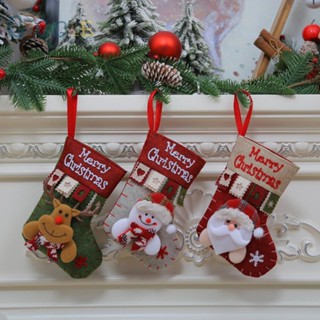 ⭐NEW ⭐Christmas Stocking Socks Fireplace Xmas Tree Ornaments Decorations for Home