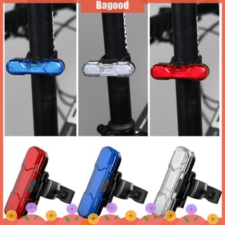 ♪Bagood♪พร้อมส่ง ไฟฉาย LED กันน้ํา ชาร์จ USB สําหรับจักรยานเสือภูเขา