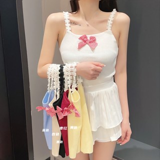 ใหม่ ชุดเสื้อเชิ้ต ประดับโบว์ เหมาะกับฤดูร้อน SV8R