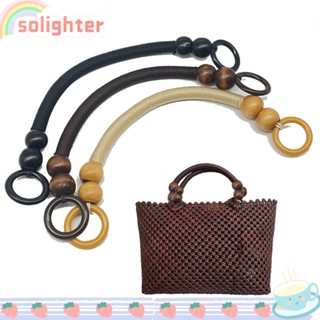 Solighter สายสะพายกระเป๋า แบบถัก แฟชั่น สําหรับกระเป๋าถือ DIY