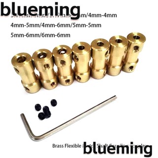 Blueming2 ข้อต่อเพลาขับ ทองเหลือง ยืดหยุ่น 2 มม. 5 ข้อต่อเชื่อมต่อมอเตอร์