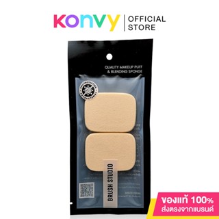 BRUSH STUDIO Powder Puff Square #Cream 2pcs.