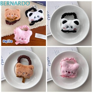 Bernardo ยางรัดผม รูปการ์ตูนหมี หมูน่ารัก สําหรับเด็ก ปาร์ตี้