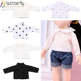 Buttterfly เสื้อยืดลําลอง สําหรับตุ๊กตา 1/12Bjd ob11