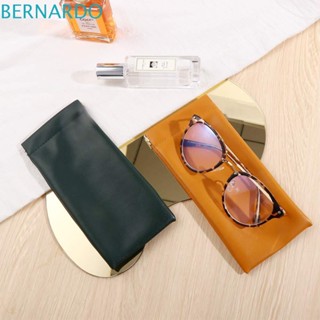 Bernardo เคสแว่นตาหนังนิ่ม เรียบง่าย กล่องป้องกันแว่นตา กันน้ํา ป้องกัน ฝาครอบ ผู้ชาย เคสป้องกันแว่นตา