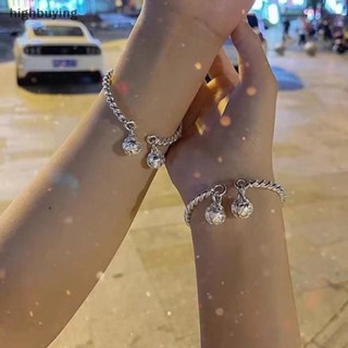 [highbuying] Ch กําไลข้อมือเงิน 925 ประดับกระดิ่ง สวยงาม เครื่องประดับแฟชั่น สําหรับผู้หญิง