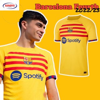 bluu⚽ พร้อมส่งจากไทย🇹🇭 เสื้อบอล Player ทีม บาเซโลน่า ชุดที่4 ฤดูกาล 2022/23 Barcelona Fourth Jersey 2022/23 Player Ver.