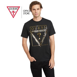 GUESS เสื้อยืดผู้ชาย รุ่น XBBI10KAK91 สีดำ