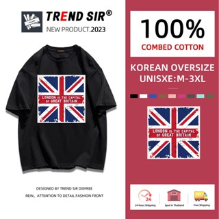 TrendSir พร้อมส่ง🎇 สินค้ามาใหม่🎇 เสื้อยืด ลายกีฬาแฟชั่น☀ เสื้อคนอ้วนผู้หญิงไซส์ใหญ่ 7สี M-3XL