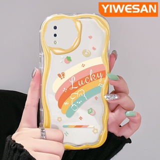 เคสโทรศัพท์มือถือ ซิลิโคนใส กันกระแทก ลายการ์ตูนสายรุ้ง สําหรับ VIVO Y93 Y93s Y91 Y91i Y95