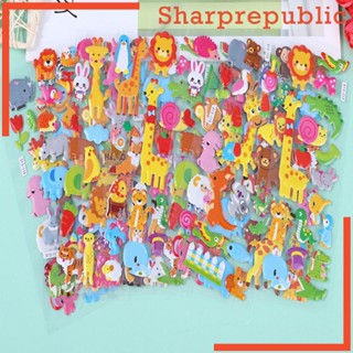 [Sharprepublic] แผ่นสติกเกอร์ ขนาดเล็ก น่ารัก ขนาด 7x21 ซม. 40 แผ่น สําหรับเด็ก แล็ปท็อป งานฝีมือ