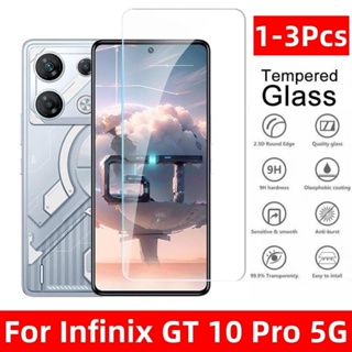 ฟิล์มกระจกนิรภัยกันรอยหน้าจอ แบบใส HD สําหรับ Infinix GT 10 Pro 10Pro GT10Pro 5G 2023 1-3 ชิ้น