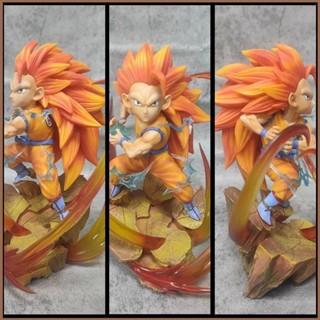 Hqy2 โมเดลฟิกเกอร์ ดราก้อนบอล Super Super Saiyan 3 Son Goku Kamehameha MY2 ของเล่น สําหรับเด็ก เก็บสะสม ของขวัญ