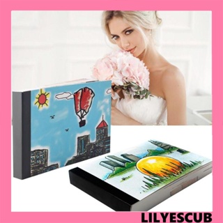 Lilyescub หนังสือพลิกมือ หนังสือการ์ตูนแหวนซ่อน แนวโรแมนติก DIY สําหรับของขวัญ