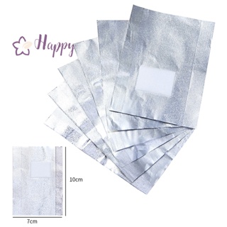 &lt;Happybay&gt; ฟอยล์อลูมิเนียม พร้อมแถบผ้าฝ้าย 50/100 ลดราคา สําหรับตกแต่งเล็บ